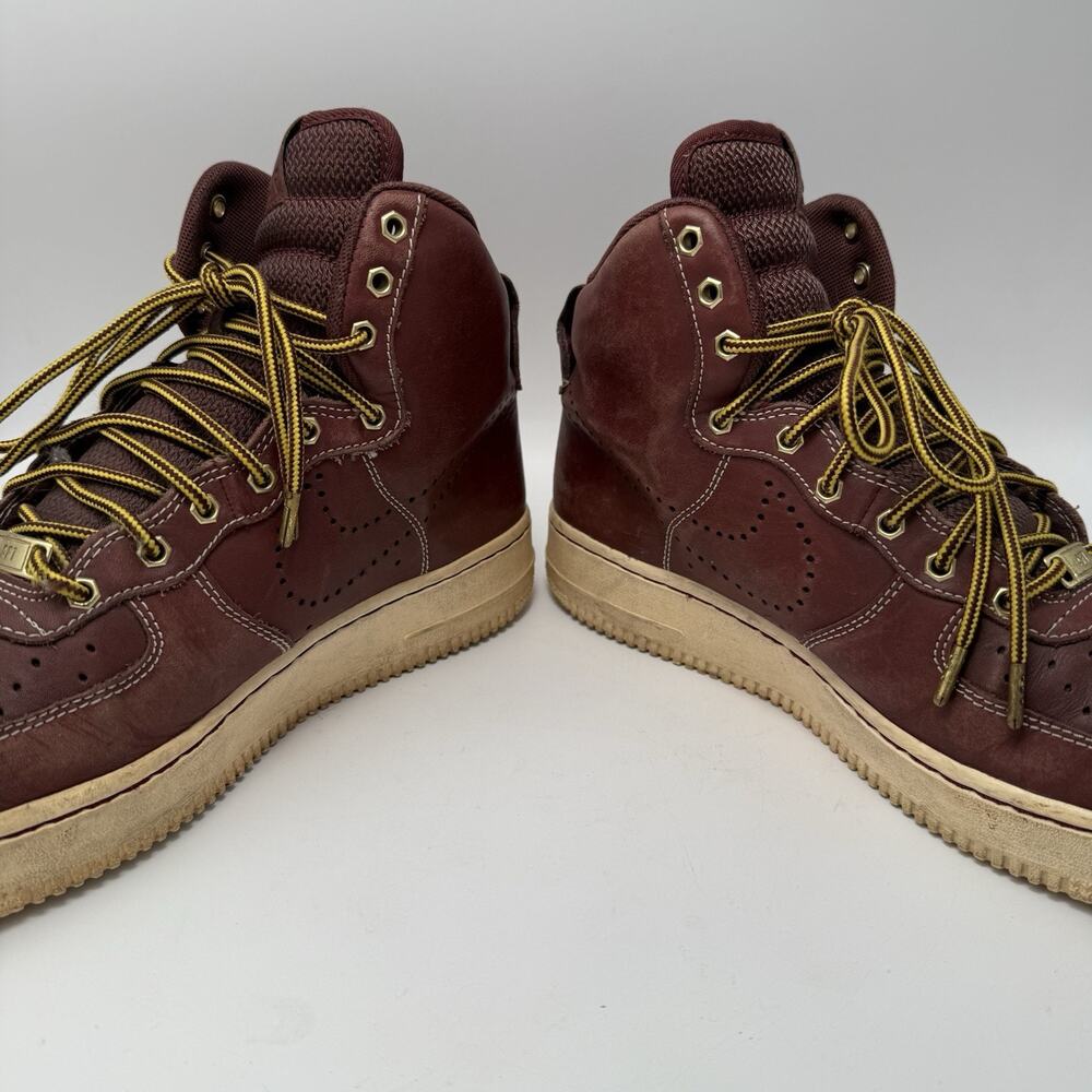 Nike Air Force 1 High '07 LV8 WB 'Red Sail' Men's 8.5 Boot Sneakers 882096-600 - Picture 6 of 9